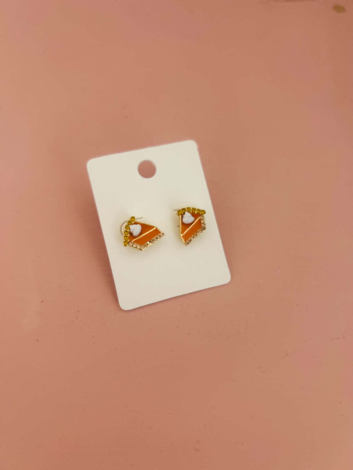 Pumpkin Pie Stud Earrings