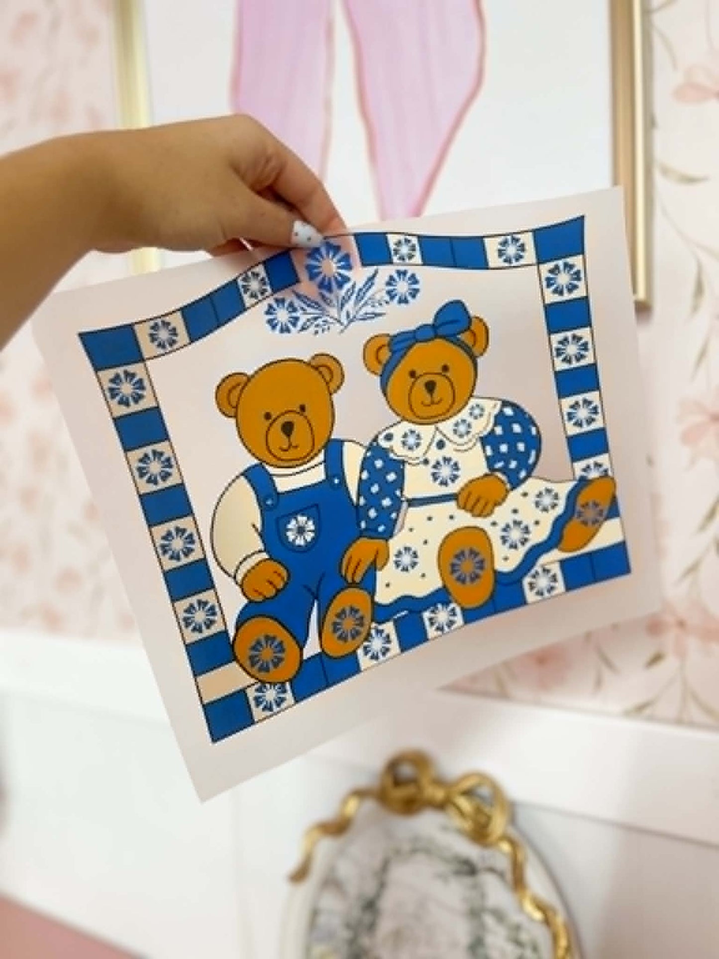 Vintage Bears Print