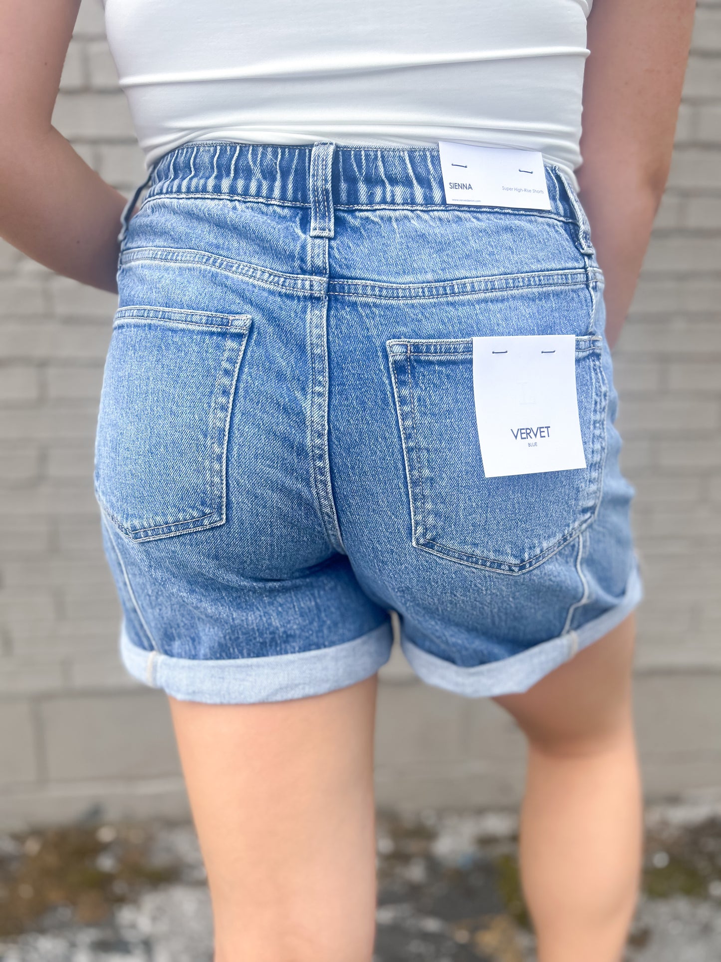 Sienna High Rise Drawstring Shorts