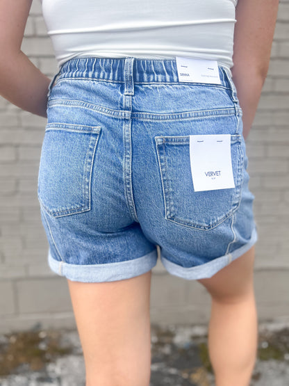 Sienna High Rise Drawstring Shorts