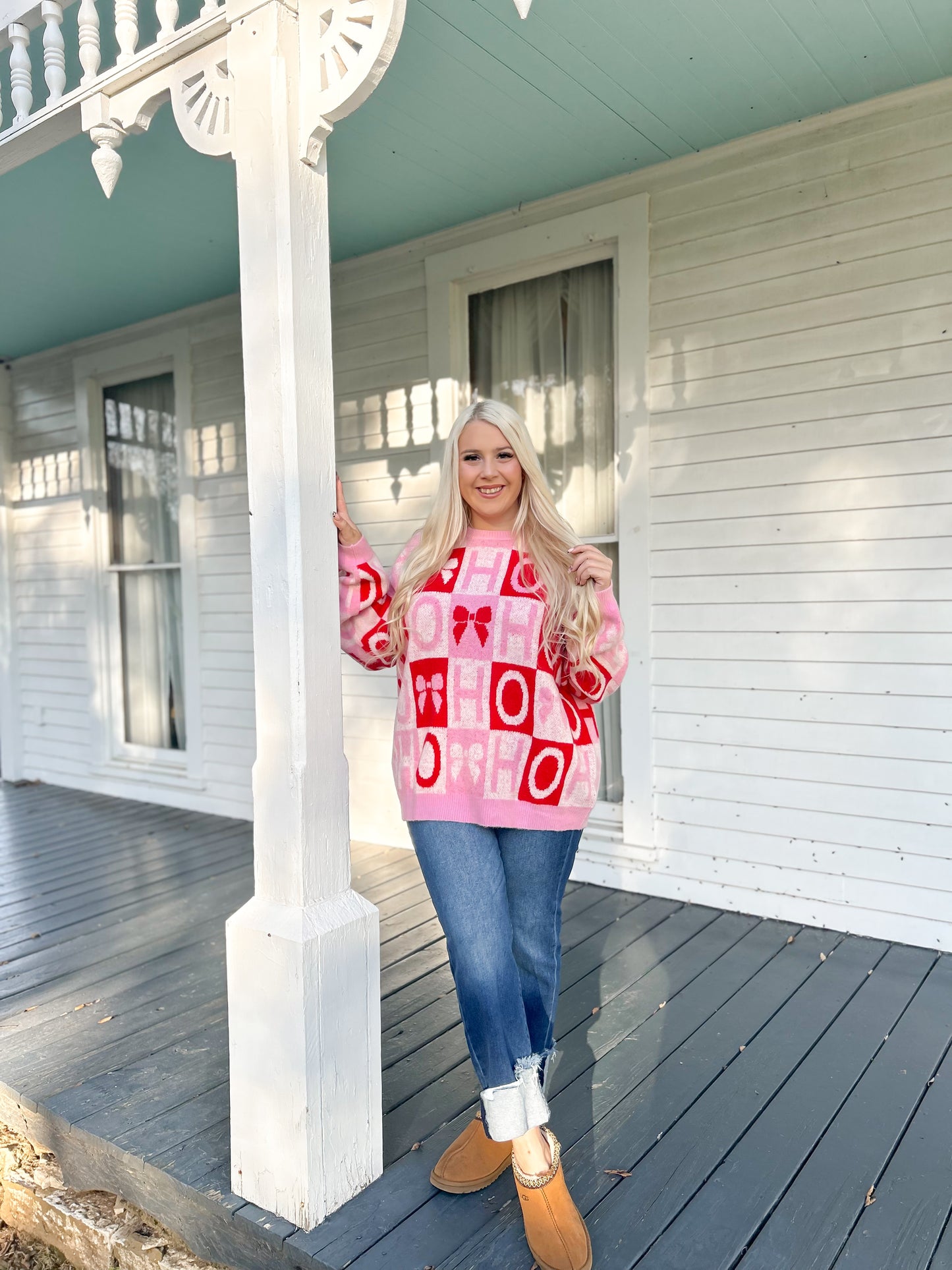 Peppermint Present Sweater