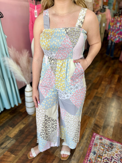 Patchwork Jumpsuit