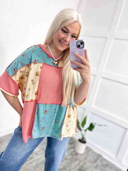 Summer Patchwork Top
