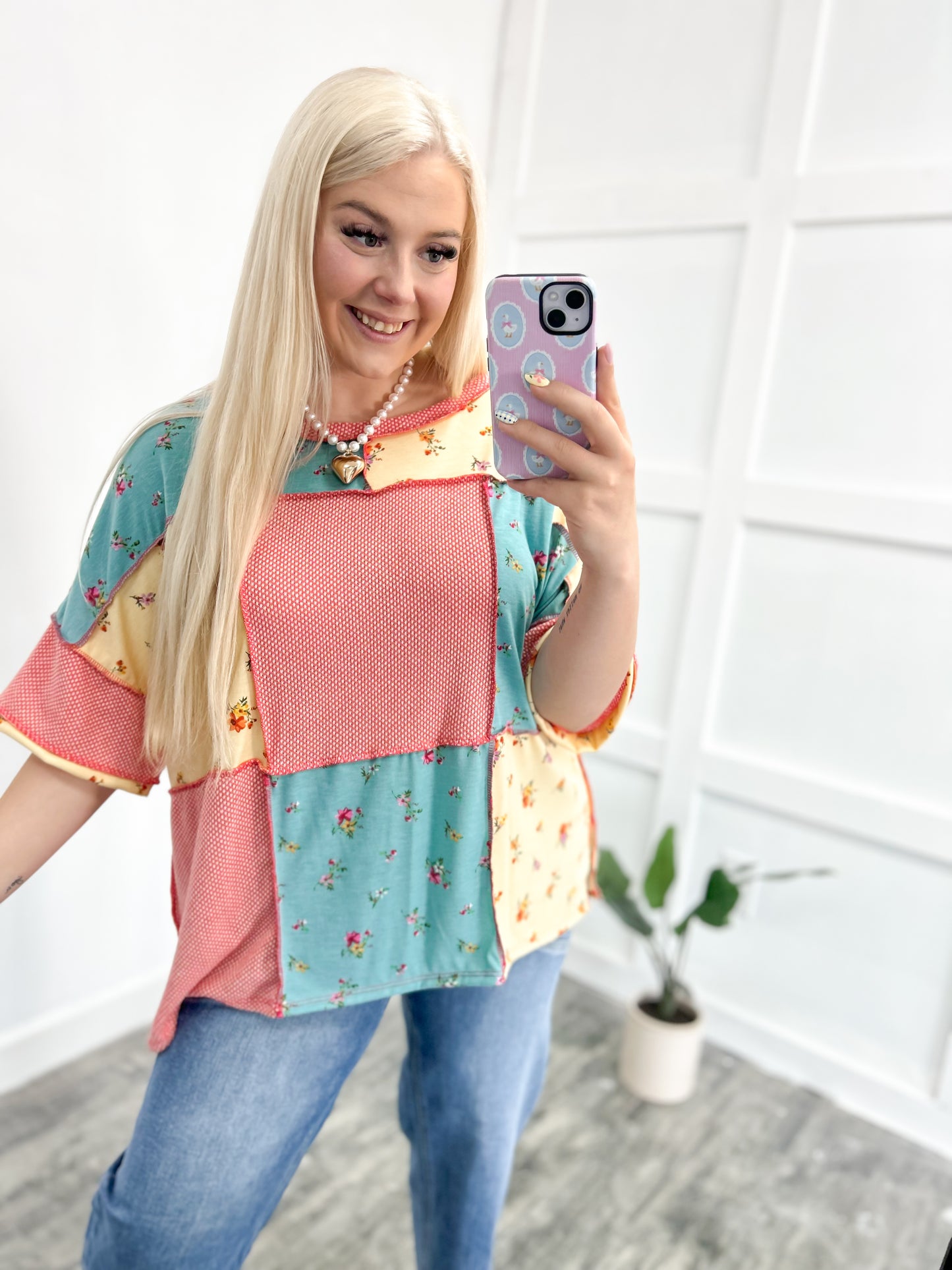 Summer Patchwork Top