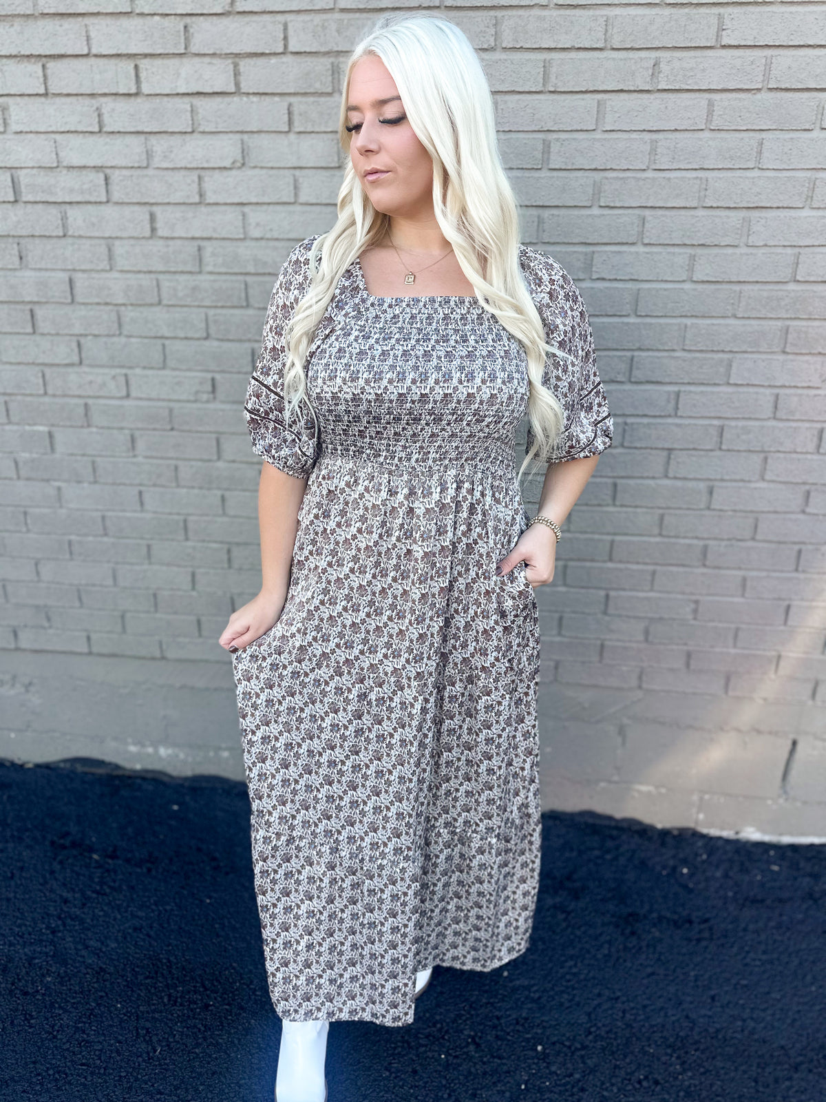 Autumn Heirloom Smocked Maxi