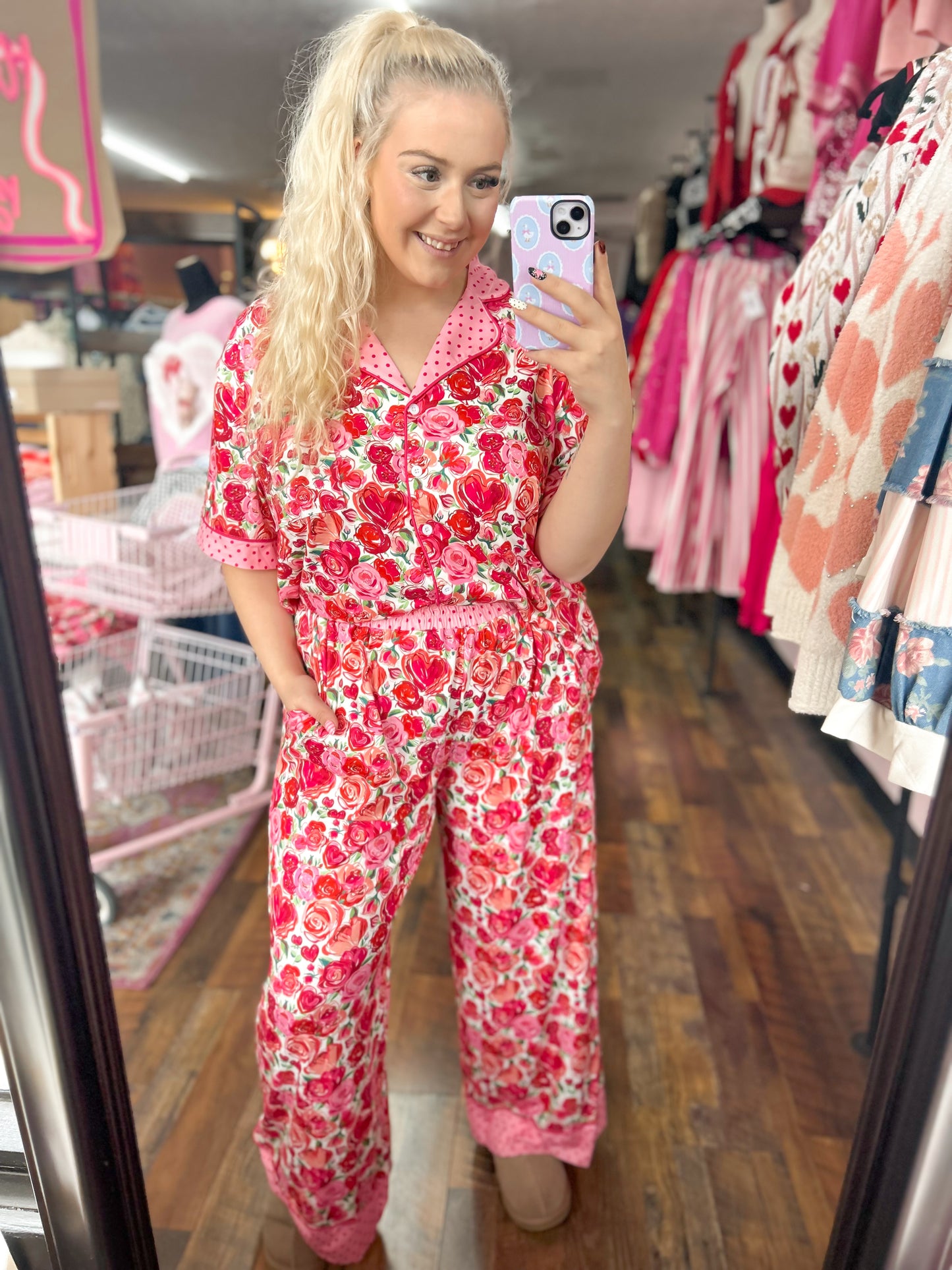 Love In Bloom Luxe PJ Set