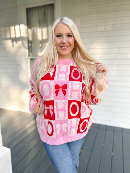 Peppermint Present Sweater
