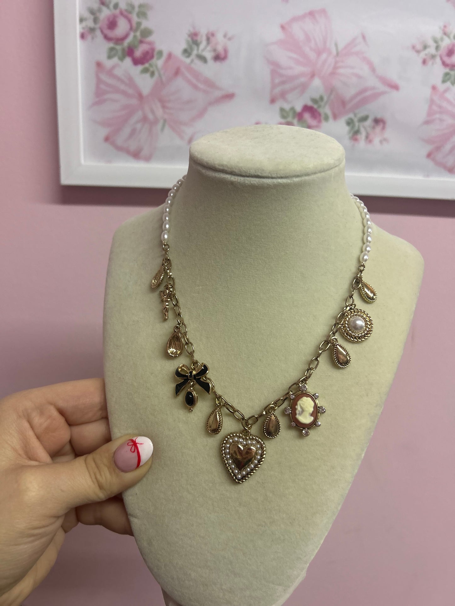 Cameo Charm Necklace