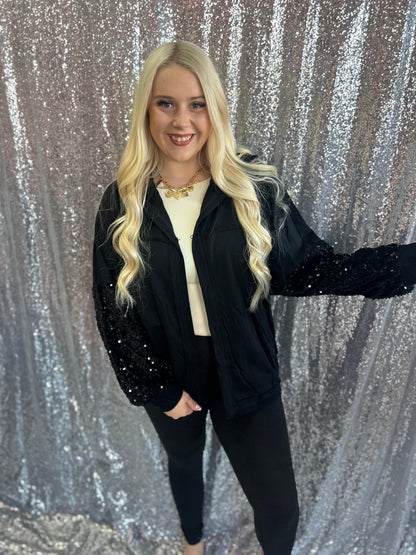 Midnight Magic Sequin Top