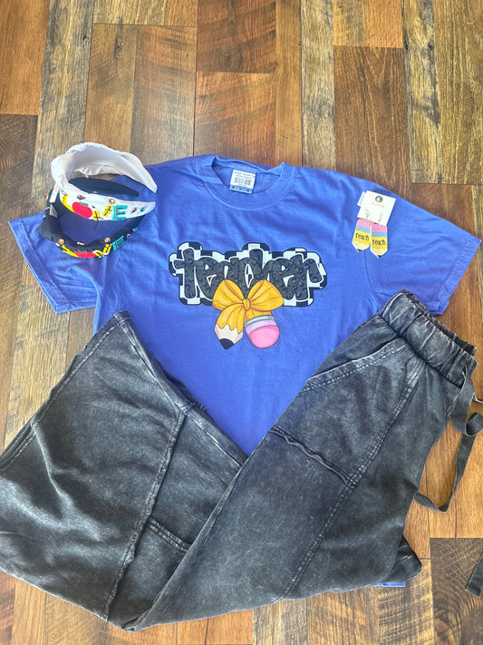 Checker Teacher Tee