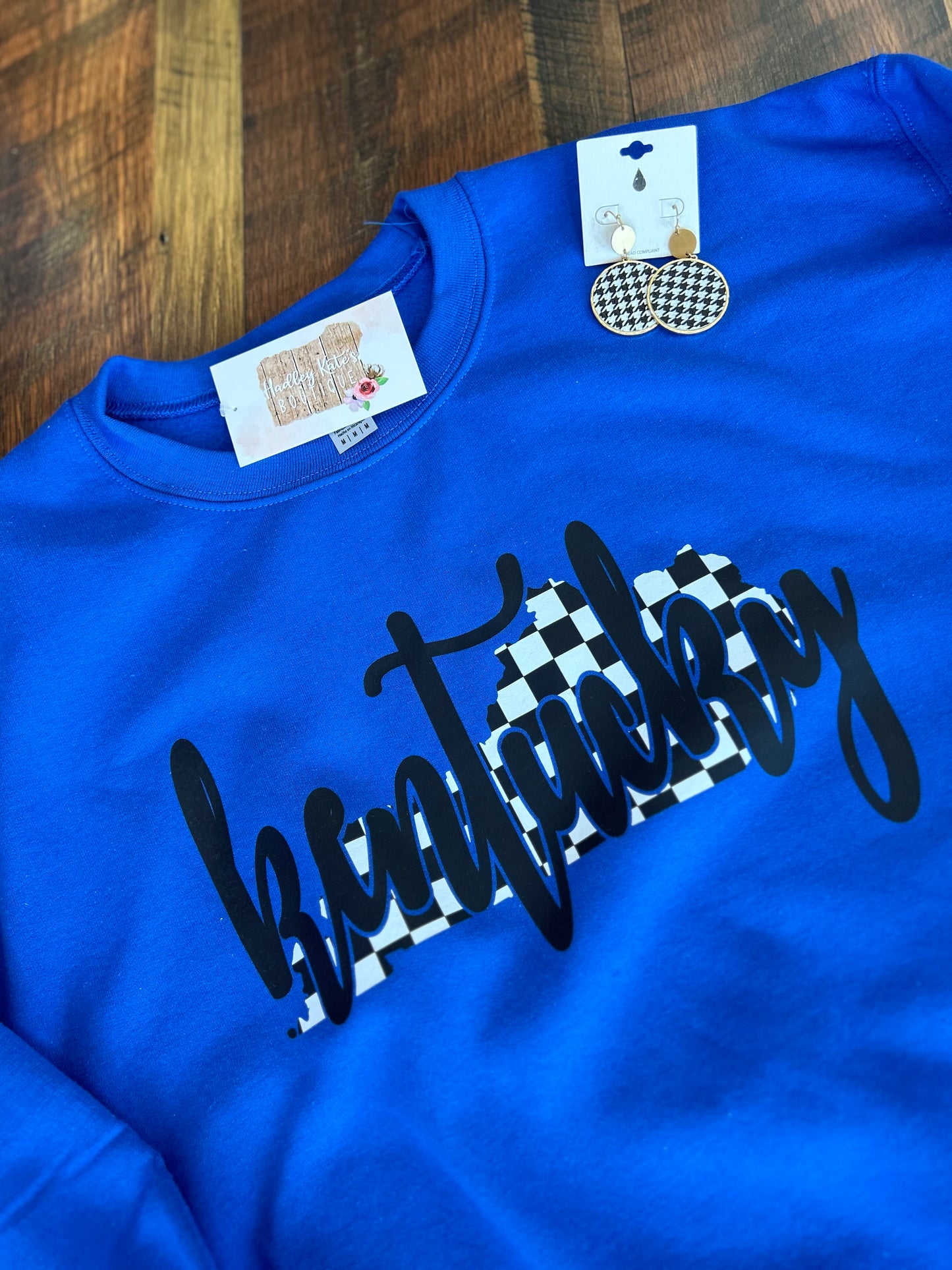 KY checker crewneck