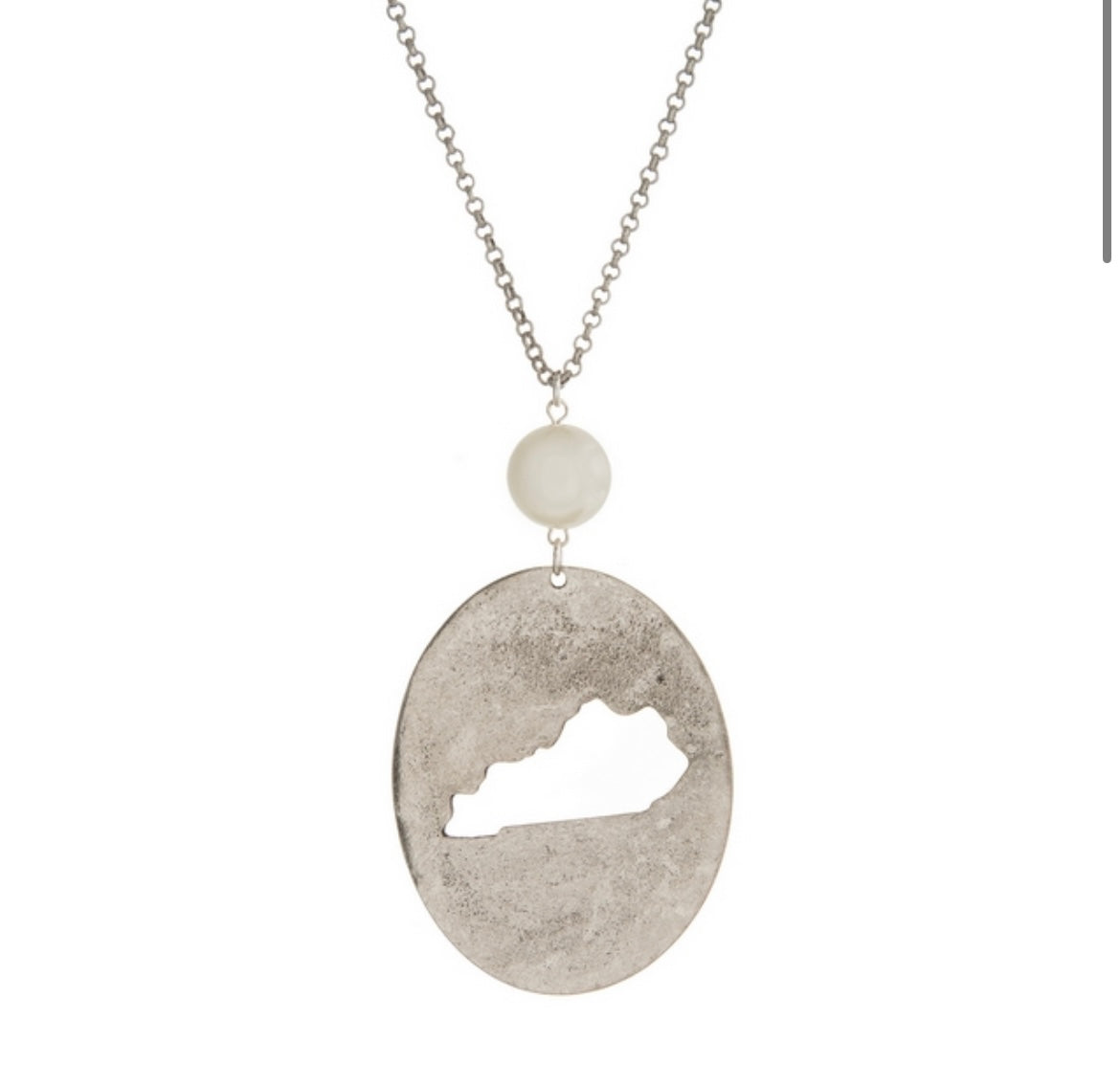 Ky state long necklace (Silver)