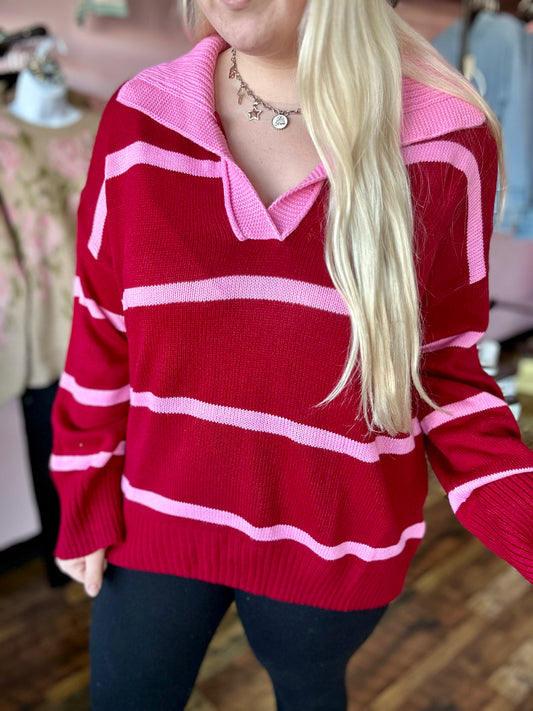 Cupid Contrast Sweater