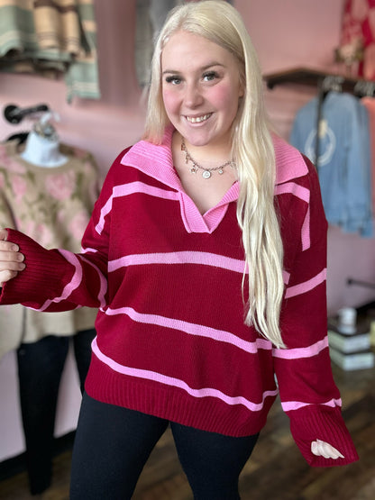 Cupid Contrast Sweater