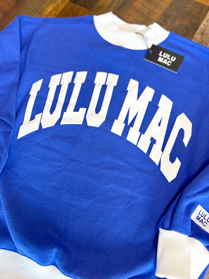 Royal Blue LULU MAC Mockneck