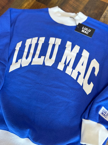 Royal Blue LULU MAC Mockneck