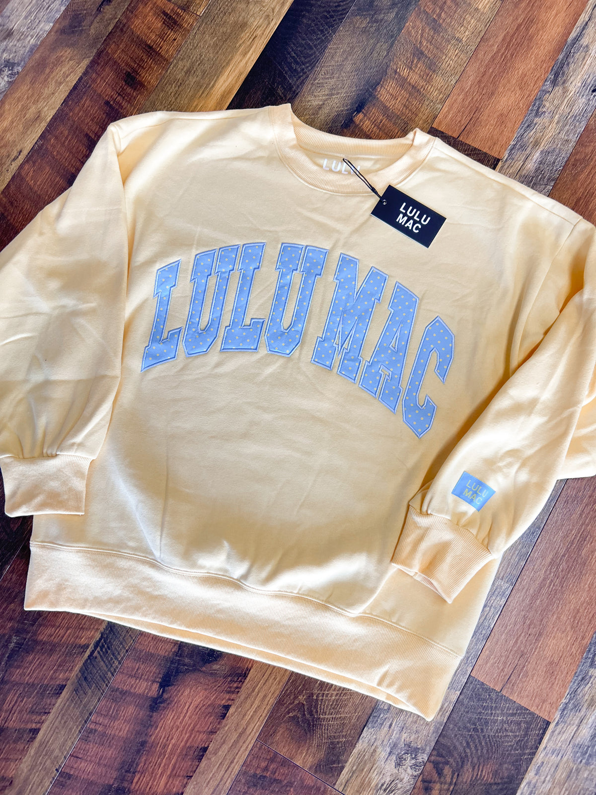 Yellow Polka Dot LULUMAC Sweatshirt