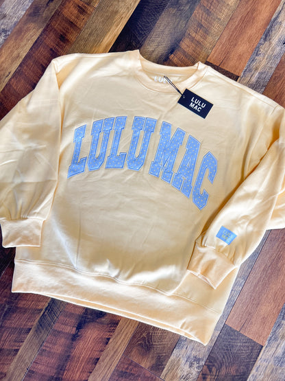 Yellow Polka Dot LULUMAC Sweatshirt