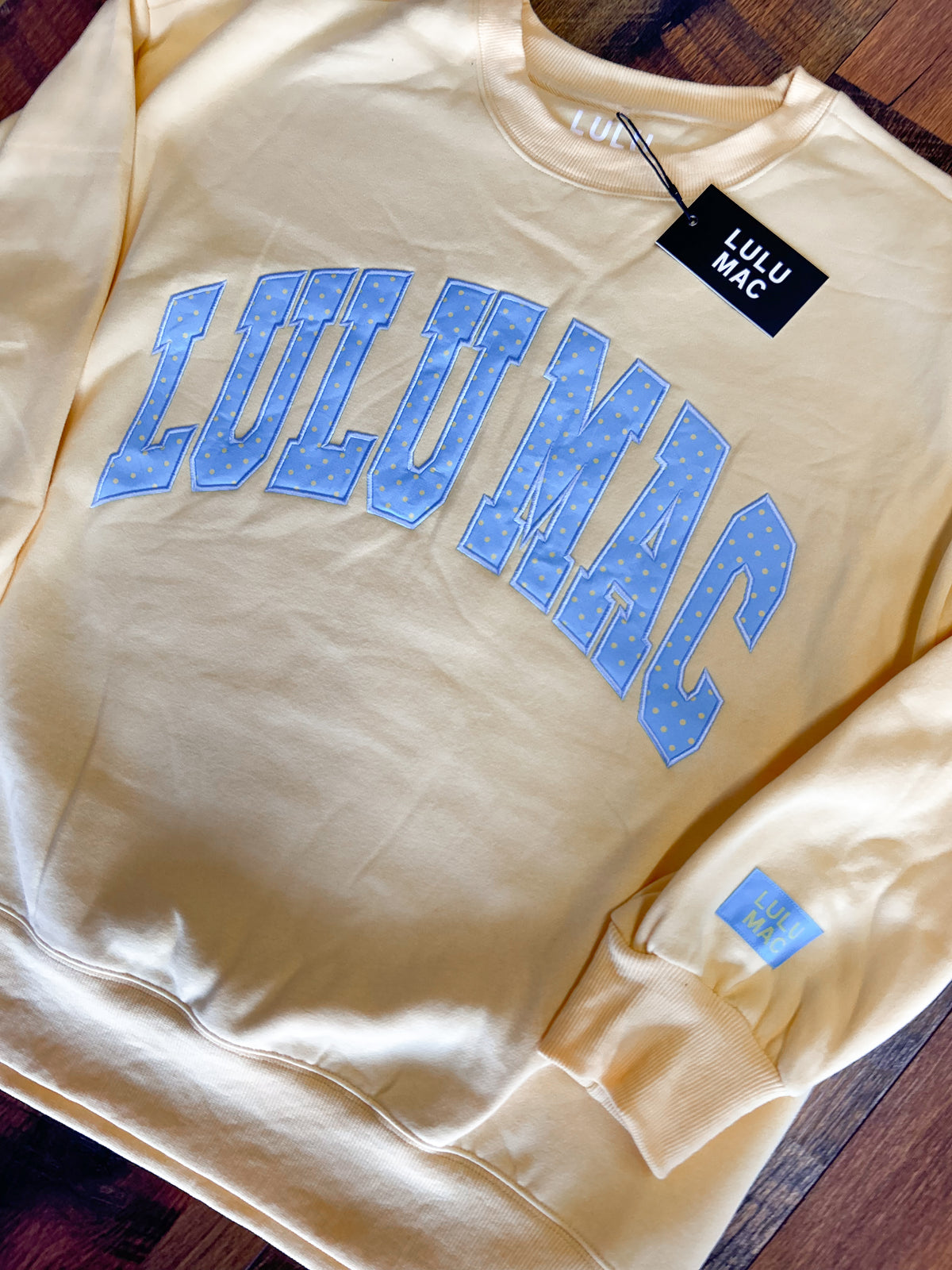Yellow Polka Dot LULUMAC Sweatshirt