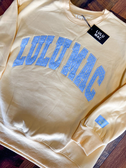 Yellow Polka Dot LULUMAC Sweatshirt