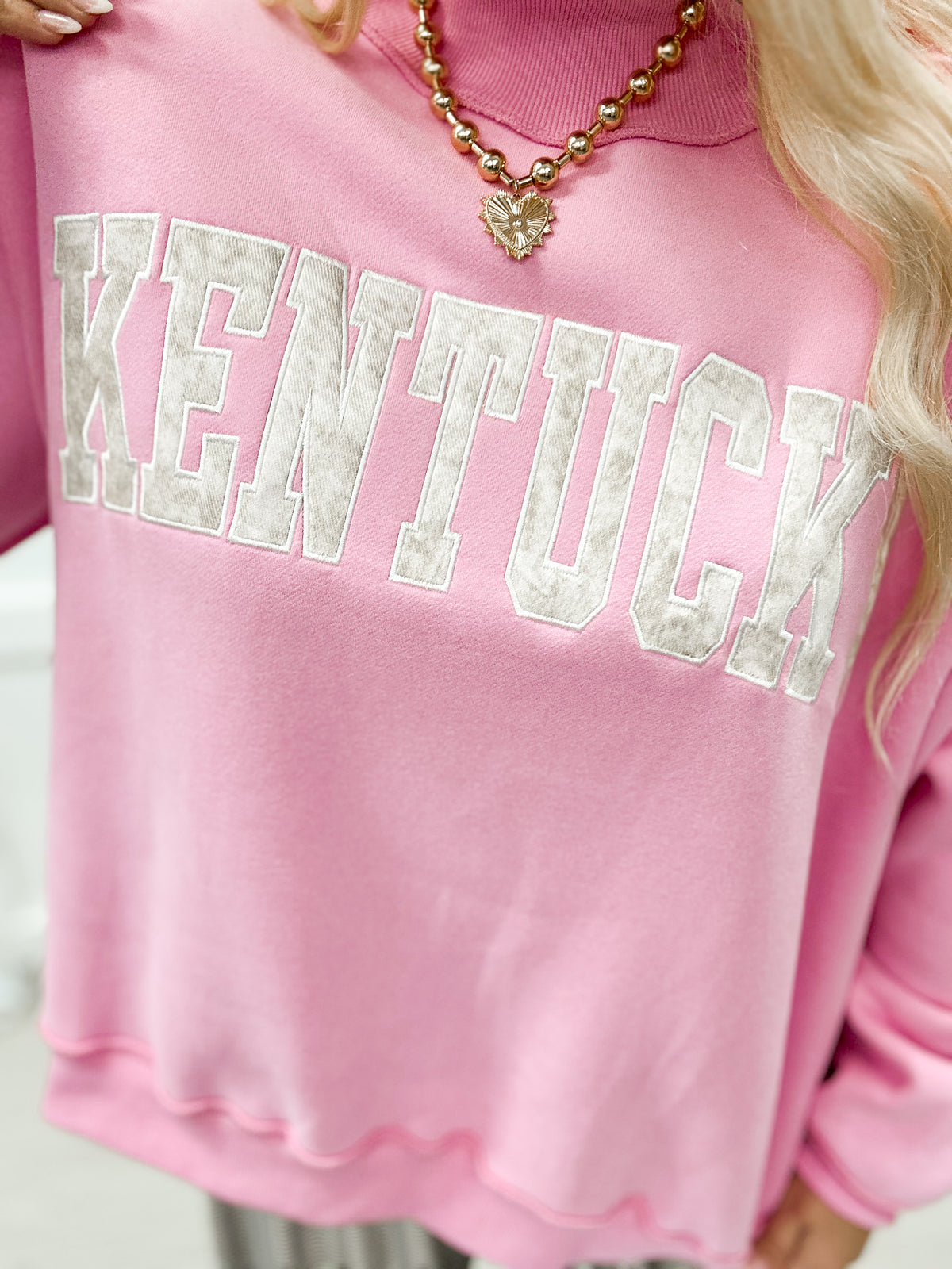 Pink Camo Kentucky Mockneck