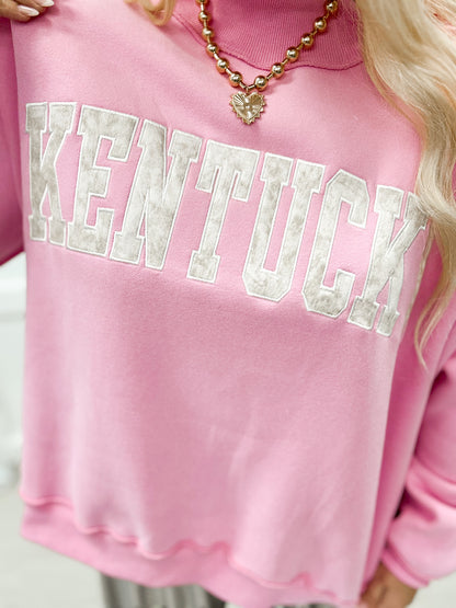 Pink Camo Kentucky Mockneck