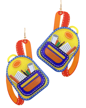 Backpack Earrings