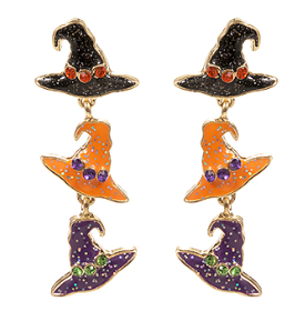 Witch Hat Earrings