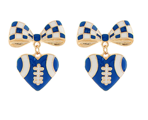 Royal Gameday Earrings