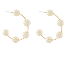 Pearl Hoops