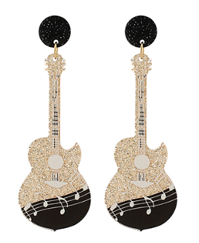 Guitar Earrings