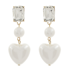 Pearl Diamond Earrings