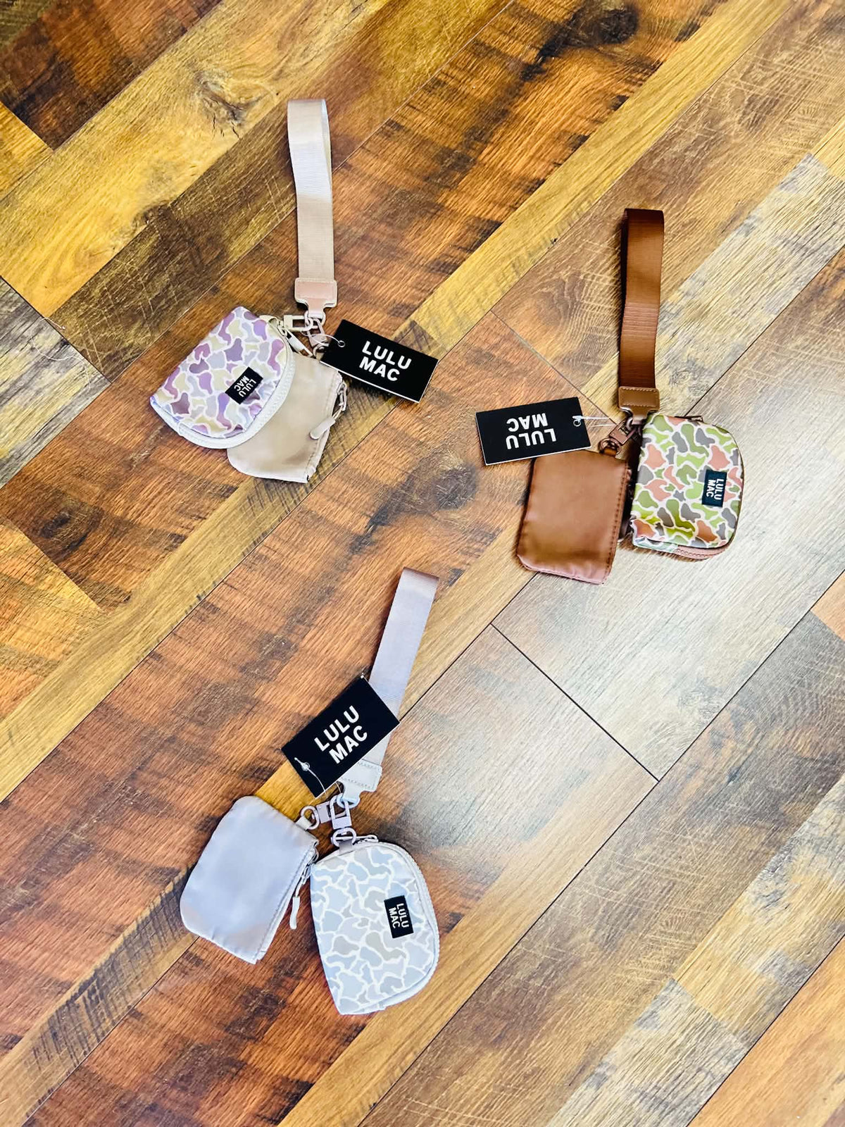 Lulu Mac Camo Double Pouch Wrislets