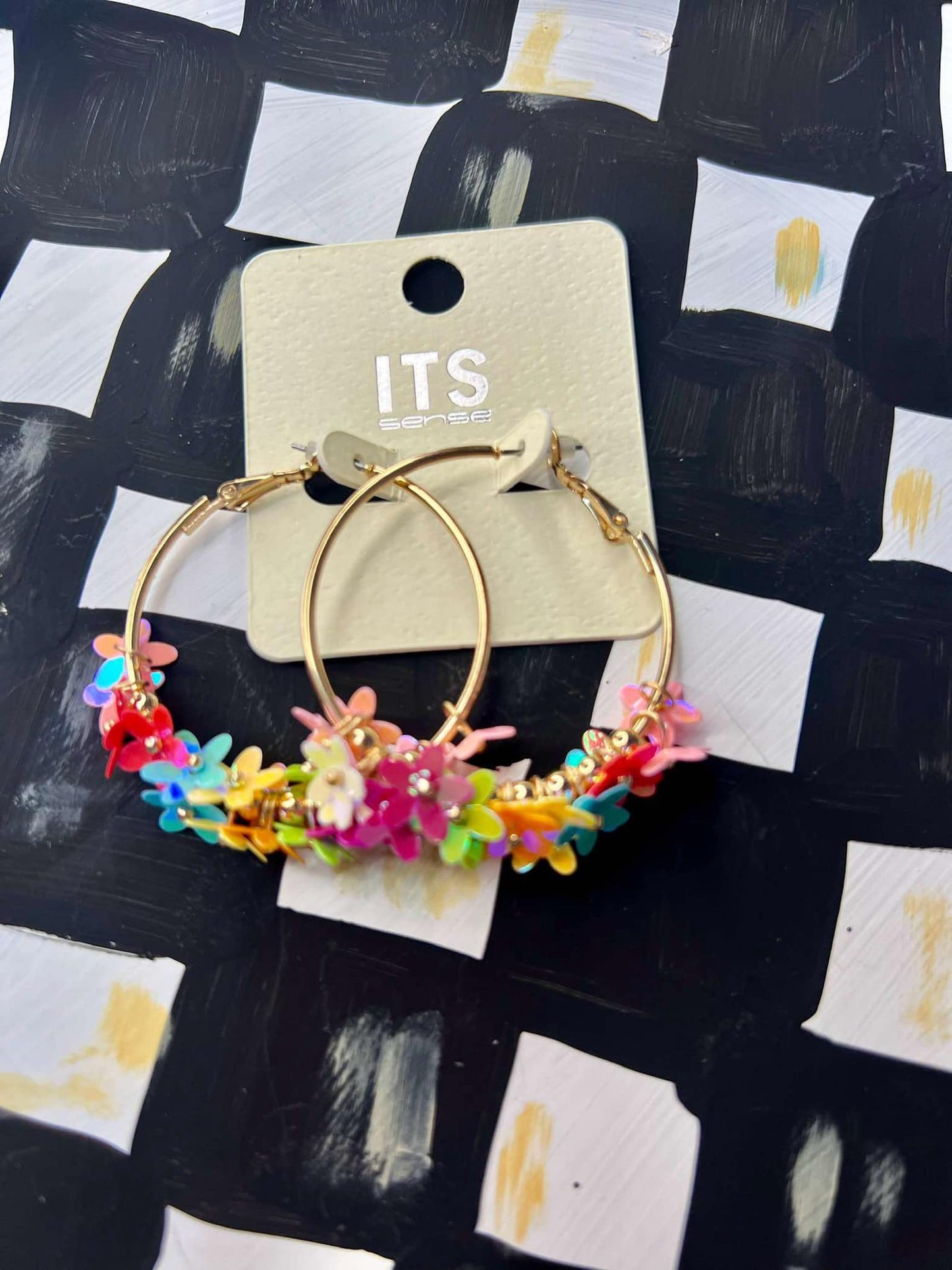 3D Multi Floral Hoops