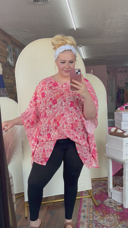 Darci Floral Dolman Blouse