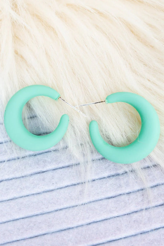 Pastel Blue Hoops