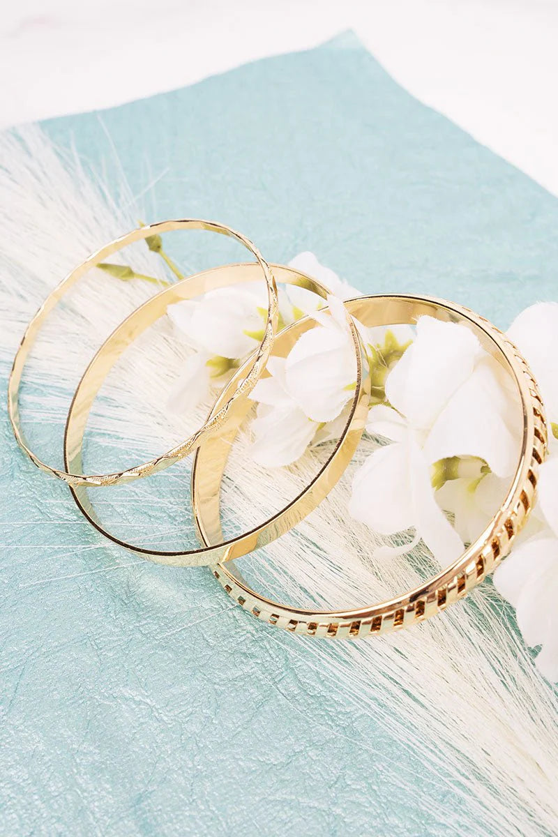 On the town bangle set